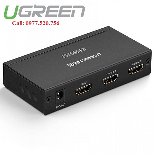 Bộ chia HDMI 2 cổng ( bộ chia HDMI 1 ra 2) Ugreen  40201